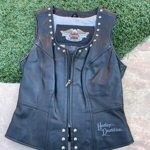 Harley-Davidson Women's Studded Black Vest